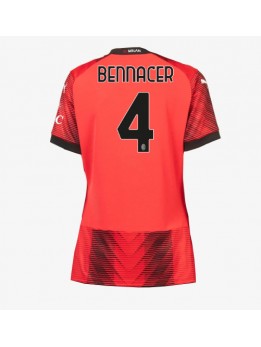 AC Milan Ismael Bennacer #4 Heimtrikot für Frauen 2023-24 Kurzarm